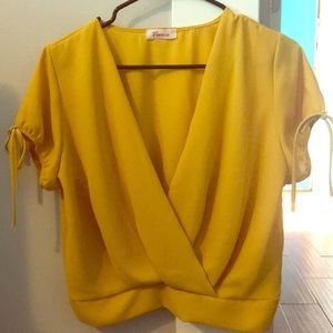 Yellow blouse